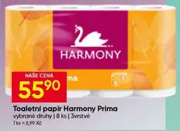 Hruška Toaletní papír Harmony Prima nabídka