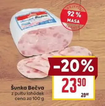 Billa ŠUNKA BEČVA nabídka