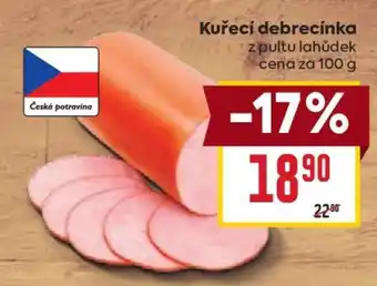 Billa Kuřecí debrecínka nabídka