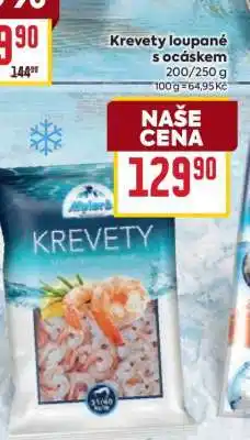 Billa Krevety loupané s ocáskem nabídka