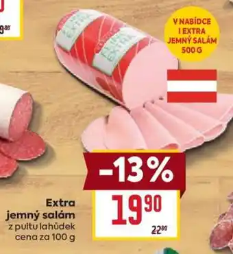 Billa Extra jemný salám nabídka