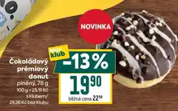 Billa Čokoládový prémiový donut nabídka