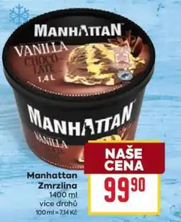 Billa MANHATTAN Zmrzlina nabídka