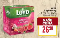 Billa Loyd čaj ovocný nabídka