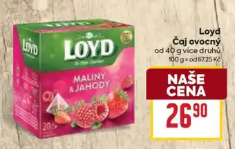 Billa Loyd čaj ovocný nabídka