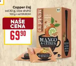 Billa CUPPER čaj nabídka
