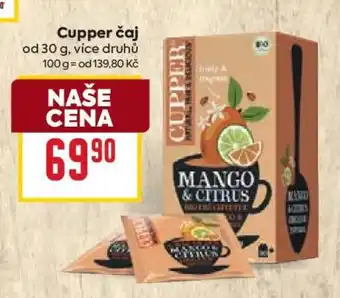 Billa CUPPER čaj nabídka