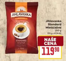 Billa Jihlavanka Standard mletá káva nabídka
