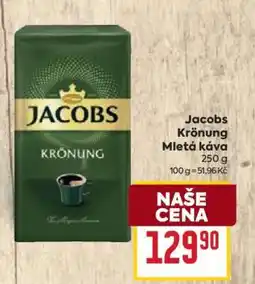 Billa JACOBS KRÖNUNG Mletá káva nabídka