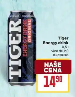Billa Tiger Energy drink nabídka