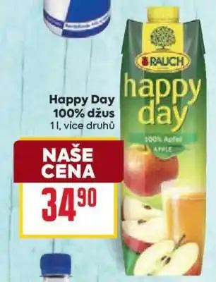 Billa Happy Day 100% džus nabídka