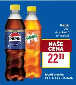 Billa Pepsi nabídka