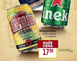 Billa Desperados nabídka