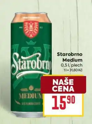 Billa Starobrno Medium nabídka