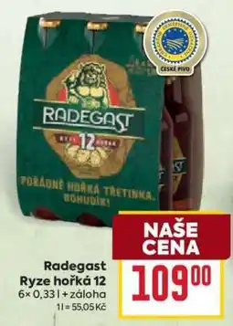 Billa Radegast Ryze Hořká 12 nabídka