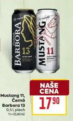 Billa Mustang 11, Černá Barbora 13 nabídka