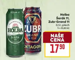 Billa Holba Šerák 11, Zubr Grand 11 nabídka