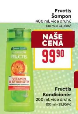 Billa Fructis šampon nabídka