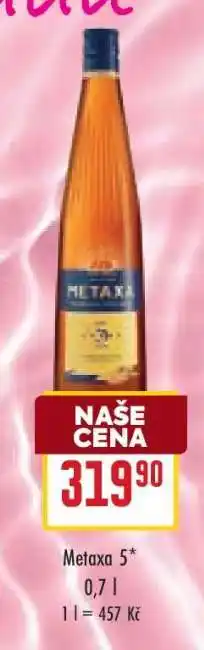 Billa Metaxa 5 nabídka