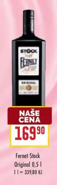 Billa Fernet Stock nabídka