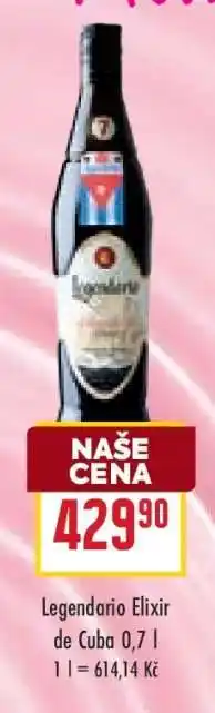 Billa Legendario Elixir de Cuba 0,7 l nabídka