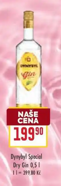 Billa Dynybyl Special Dry Gin 0,5 l nabídka