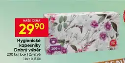 Hruška Hygienické kapesníky Dobrý výběr nabídka