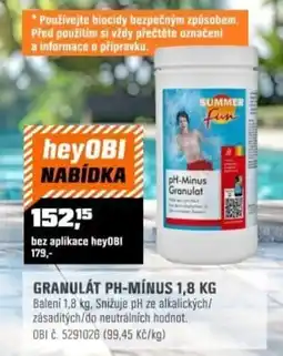 OBI Granulát PH-mínus nabídka
