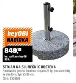 OBI Stojan na slunečník hostena nabídka
