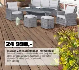 OBI Sestava zahradního nábytku vermont nabídka