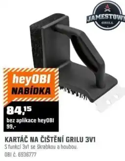 OBI Kartáč na čištění grilu 3v1 nabídka
