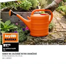 OBI Konev na zalévání retro oranžová nabídka