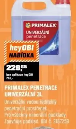 OBI Primalex penetrace univerzální nabídka