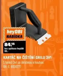 OBI Kartáč na čištění grilu 3v1 nabídka