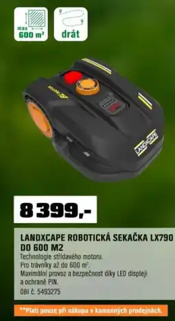 OBI Landxcape robotická sekačka LX790 DO 600 M2 nabídka