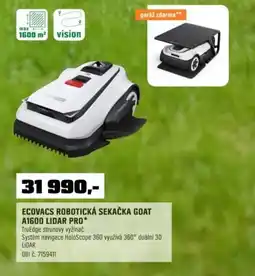 OBI Ecovacs robotická sekačka goat A1600 lidar pro nabídka