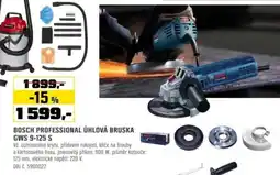 OBI Bosch professional úhlová bruska GWS 9-125 S nabídka