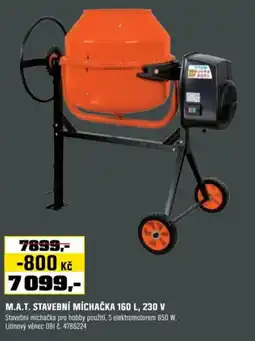 OBI M.a.t. stavební míchačka, 230 V nabídka