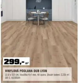OBI Vinylová podlaha dub lyon nabídka
