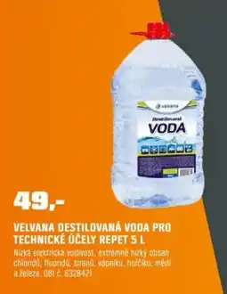 OBI Velvana destilovaná voda pro technické účely repet nabídka