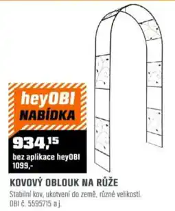 OBI Kovový oblouk na růže nabídka