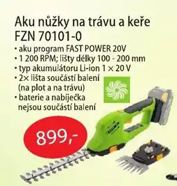 Fortel Aku nůžky na trávu a keře FZN 70101-0 nabídka