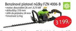 Fortel Benzínové plotové nůžky FZN 4006-B nabídka
