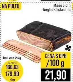 Jip Maso Jičín Anglická slanina bal. cca 2 kg 100g nabídka