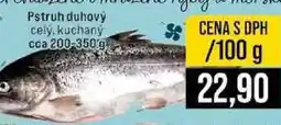 Jip Pstruh duhový celý, kuchaný cca 200-350 g 100g nabídka