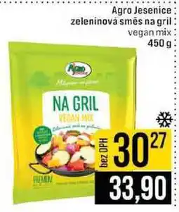 Jip Agro Jesenice zeleninová směs na gril vegan mix nabídka