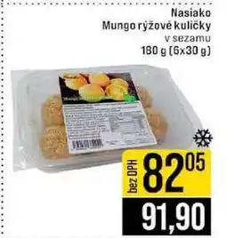Jip Nasiako Mungo rýžové kuličky v sezamu 180 g (6x30 g) nabídka