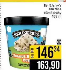 Jip Ben&Jerry's zmrzlina různé druhy nabídka