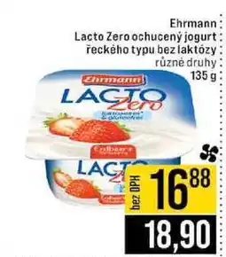 Jip Ehrmann Lacto Zero ochucený jogurt řeckého typu bez laktózy různé druhy nabídka