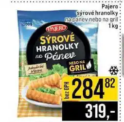 Jip Pajero sýrové hranolky napánev nebo na gril nabídka